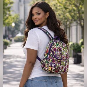 VERA BRADLEY FLORAL BACKPACK
